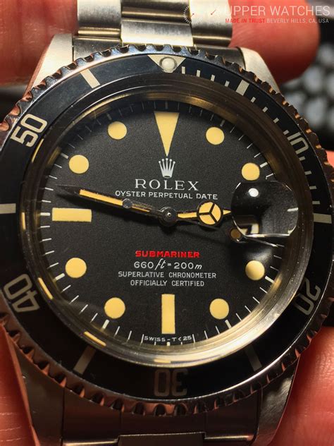 rolex vintage red submariner|rolex submariner red bezel.